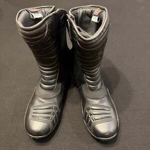 Women’s Black Motorcycle Boots Moto sz 11